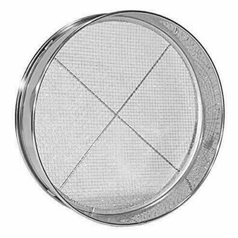 Large Round Garden Sieve Riddle Riddler Soil Sifter Mesh Gardening Tool