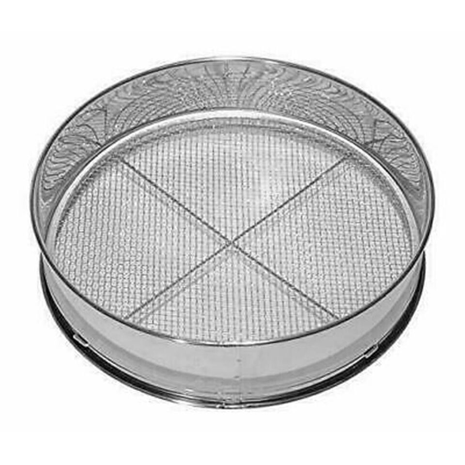 Large Round Garden Sieve Riddle Riddler Soil Sifter Mesh Gardening Tool